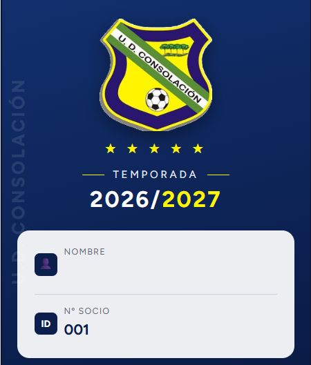 ¡Hazte socio de la UD consolación y forma parte de nuestra familia!