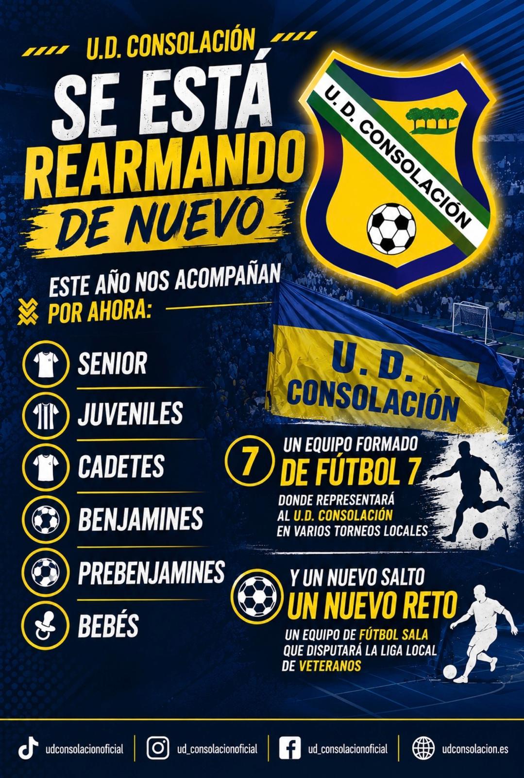 La U.D. Consolación se rearma de nuevo para una temporada llena de ilusión